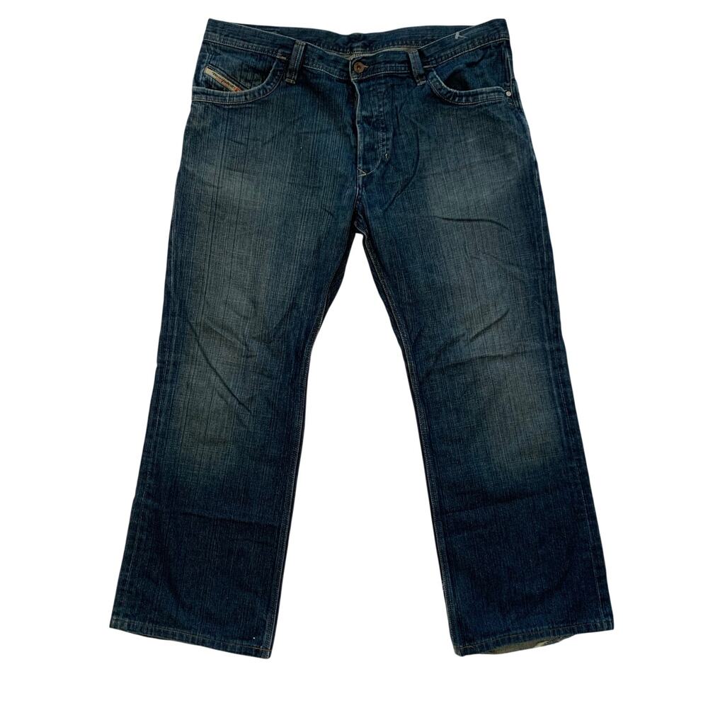 Vtg Diesel Industry Denim Y2K Mens 38x29 Made in Italy Cotton Straight Leg Jeans